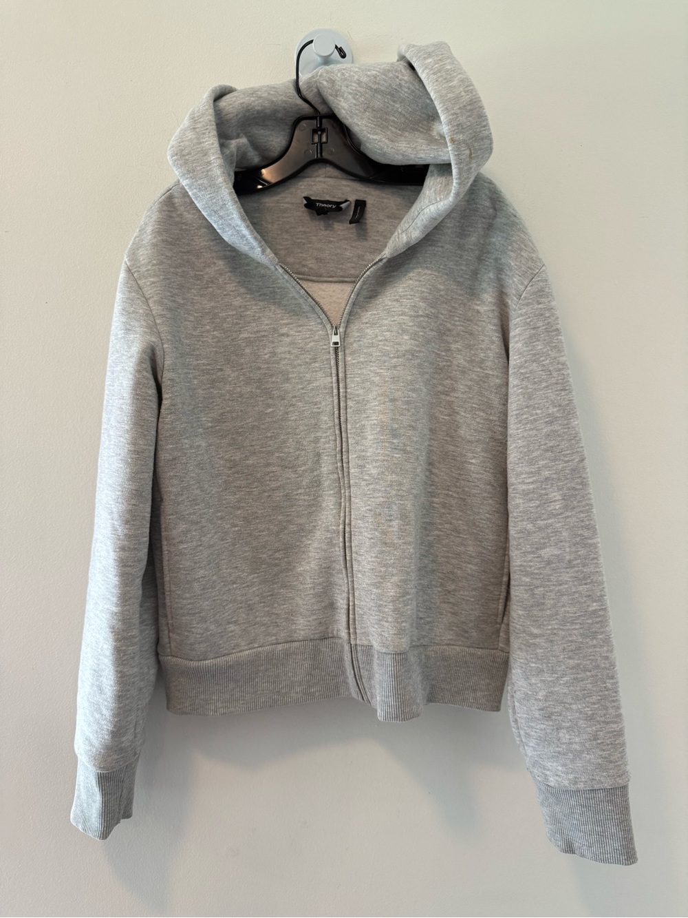 Theory Grey Hoodie Size Small #Lux-R